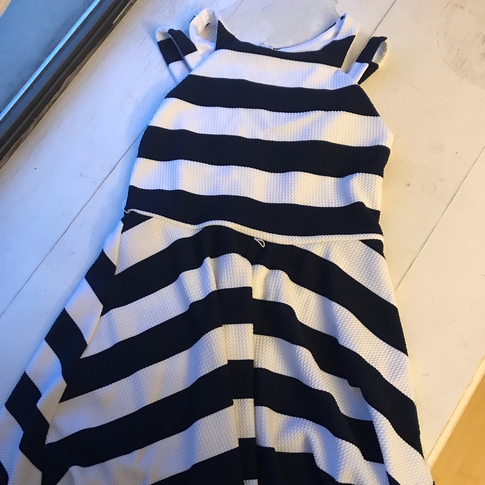 Midi striped dress